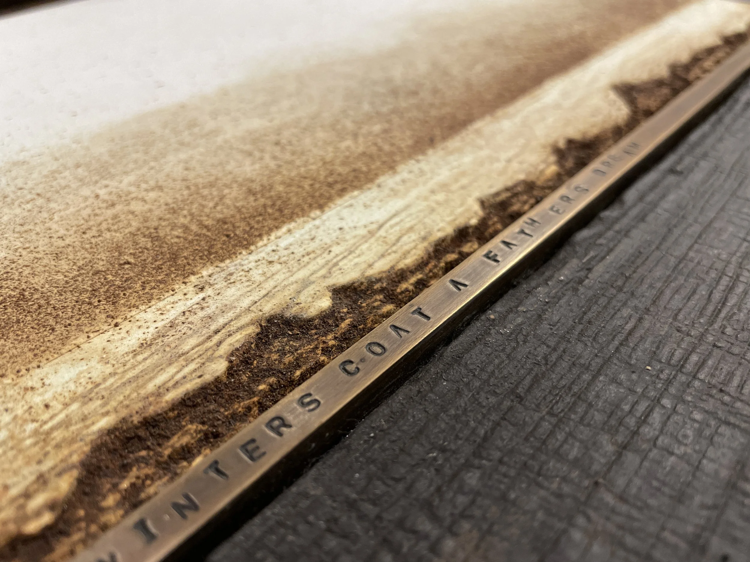 Textured material study from the workshop